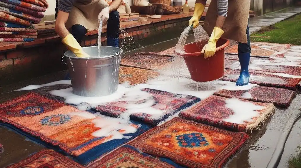 نکات مهم شستشوی فرش با پودر صابون